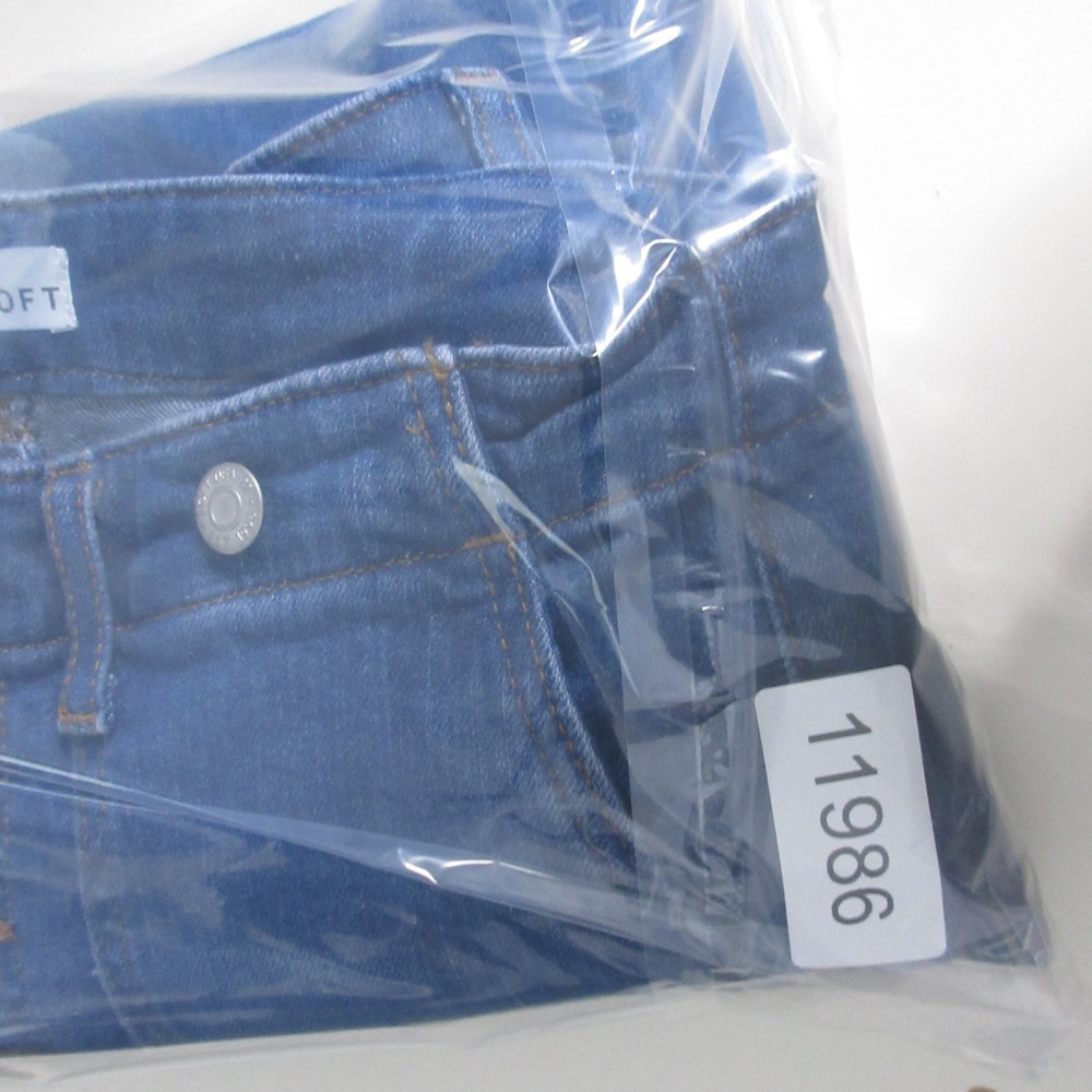 Loft The Slim Flare Jeans 29 8 Button Fly Patch Pockets Capsule Wardrobe 2024‎ - Picture 14 of 14